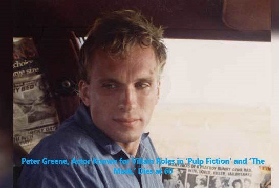 Peter Greene, the American actor known for his villain roles in Pulp Fiction and The Mask, during a film appearance.